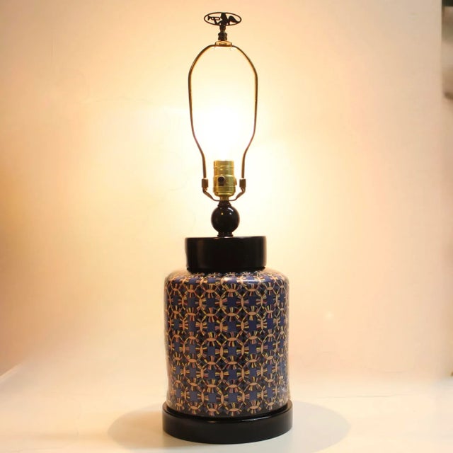 Mid-Century Modern 1989 Tyndale Lamp Co Small Table Lamp For Sale - Image 3 of 8