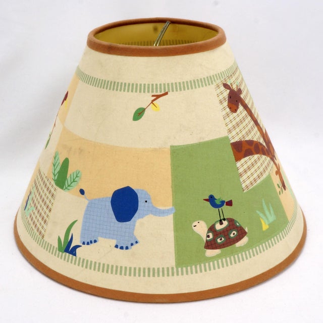 Child's Totline Elephant Lamp With Shade Circa 1950's For Sale - Image 11 of 14