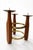 Brown Mid-Century Modern Scandinavian Teak and Brass Circular Candleholder, 1960 For Sale - Image 8 of 10