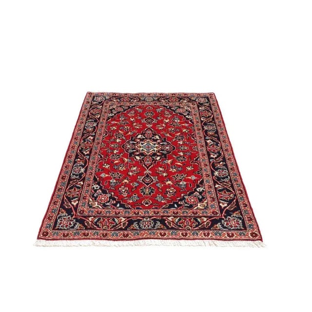 Kashan Rug in Virgin Wool For Sale - Image 4 of 11