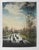 Early 20th century colortone advertising photograph of a 1930's highway and cars. Unsigned. Unframed, edge and corner wear.