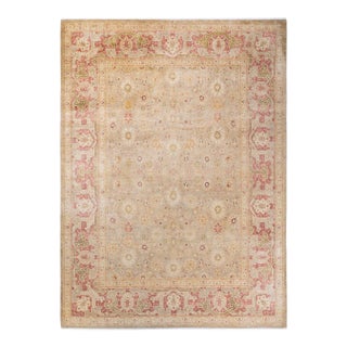 Mogul, One-of-a-Kind Hand-Knotted Area Rug - Light Gray, 8' 0" x 10' 10" For Sale