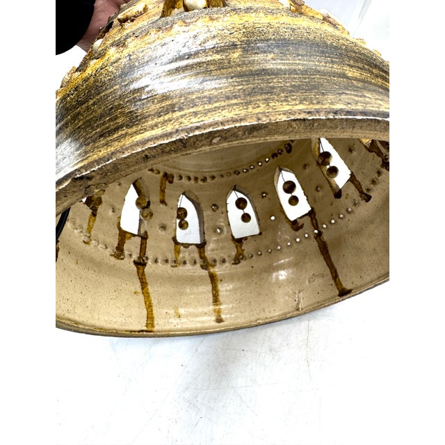 Mid-Century Modern Ceramic Lamps by Georges Pelletier, 1970s, Set of 2 For Sale - Image 3 of 9