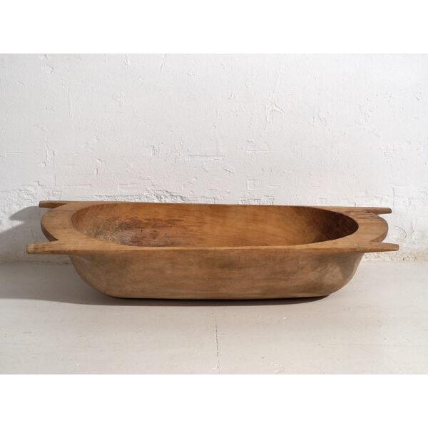 Antique Wabi-Sabi Wooden Bowl For Sale - Image 4 of 10