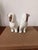 4.5 x 3 x 6 inches each (11.4 x 7.6 x 15.2 cm) Weight: 866 g for the pair (1.91 lb) Charming pair of vintage Staffordshire...