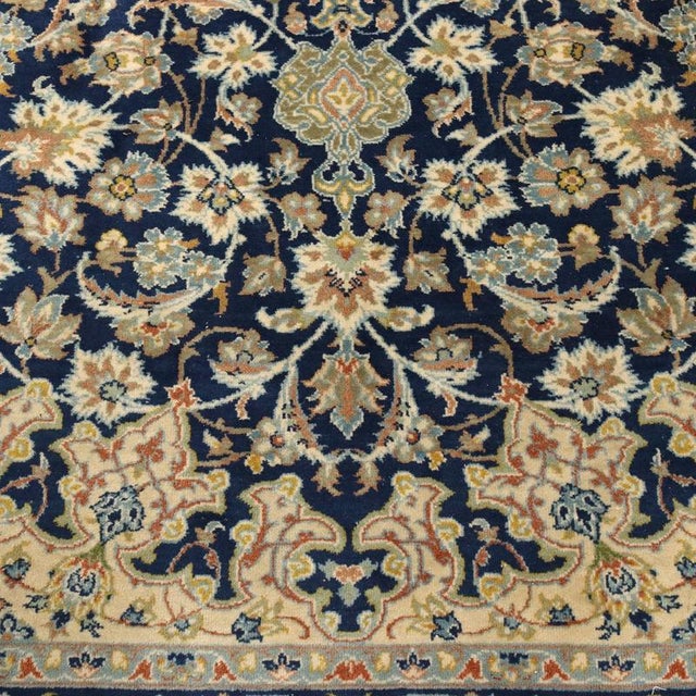 Middle Eastern Nain Rug in Wool For Sale - Image 5 of 9