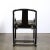 Angelo Donghia Pair of Modern Armchairs in Smoked Emerald Velvet & Ebonized Walnut by Donghia For Sale - Image 4 of 11