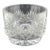 Vintage Illusions 24% Full Lead Crystal Clear Footed Bowl Hand Cut Germany For Sale