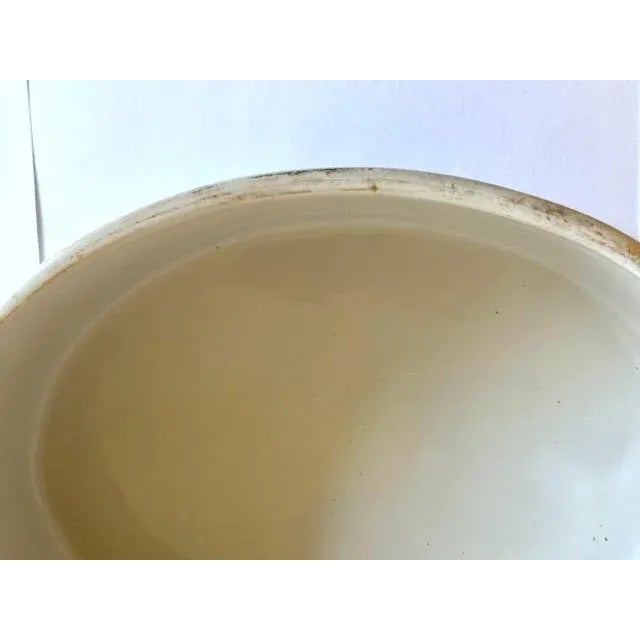 Vintage Cermaic Cashepot For Sale - Image 4 of 8