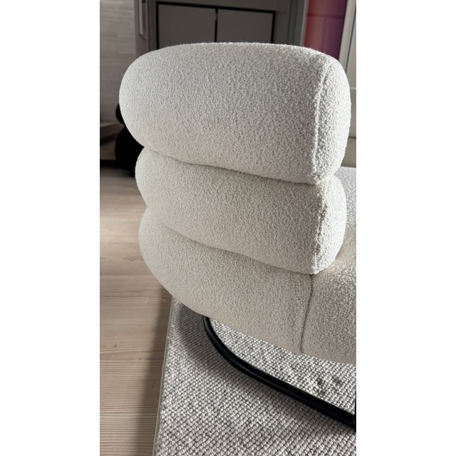 Bibendum Style Armchair in Wool Bouclé, 2009 For Sale - Image 3 of 14