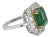 Late 20th Century Keith Davis Emerald Ring, Size 5 For Sale