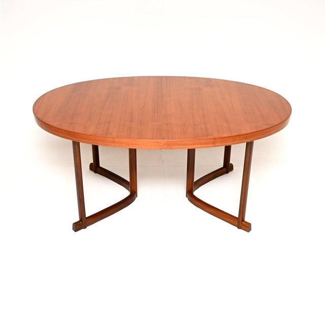Danish Vintage Teak Dining Table by Johannes Andersen, 1960 For Sale - Image 4 of 11