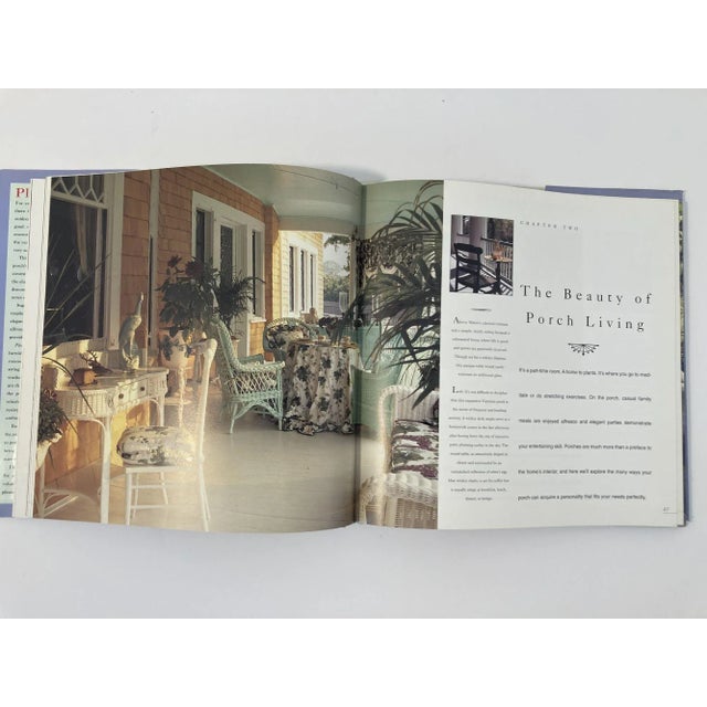 Sky Blue Pleasures of the Porch: Ideas for Gracious Outdoor Living Hardcover Book First Edition For Sale - Image 8 of 13