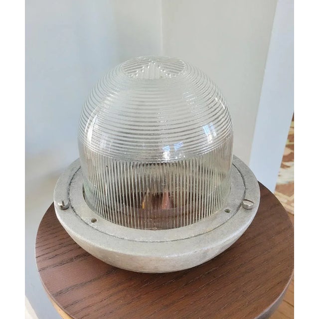 Vintage Mid 20th Century Industrial Style Tripod Floor Lamp With Lighthouse Style For Sale - Image 10 of 12