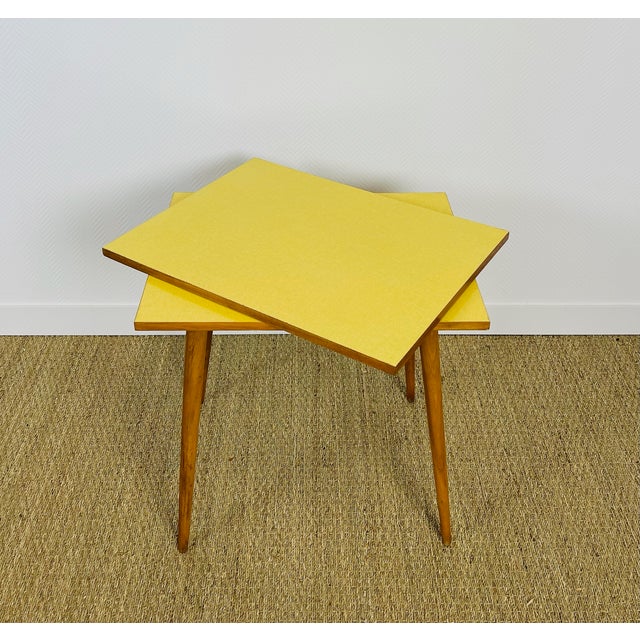 Vintage Side Table with Swivel Top, 1960s For Sale - Image 6 of 14