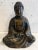 Solid Bronze Buddha with Brown Patina, 20th Century For Sale - Image 10 of 10