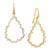 Syna Yellow Gold Diamond Bubbles Earrings, a Pair For Sale