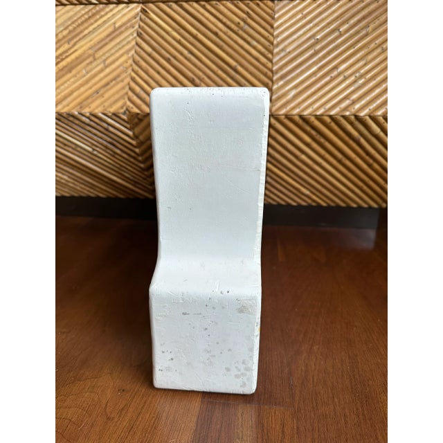 Antique White Vintage Mid-Century Plaster Sculpture For Sale - Image 8 of 11