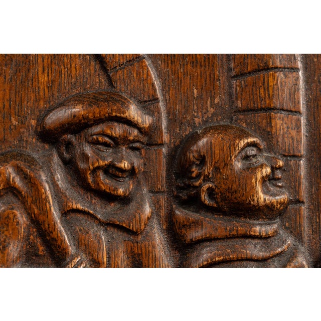 Early 20th Century Carved Oak Rocking Chair For Sale - Image 10 of 10
