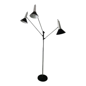 1970s Vintage Stilnovo Style Mid-Century Modern 3-Arm Adjustable Floor Lamp