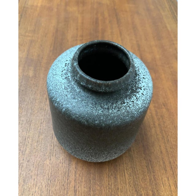 Gray Mid-Century West German Pottery WGP Vase, 1960s For Sale - Image 8 of 15
