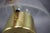 German Brass and Textured Glass Ceiling Lights, 1970s, Set of 2 For Sale - Image 6 of 13