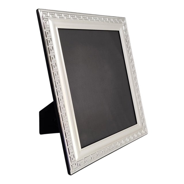 Silver-Plated and Glass Photo Frame, Italy, 1970s For Sale - Image 6 of 7