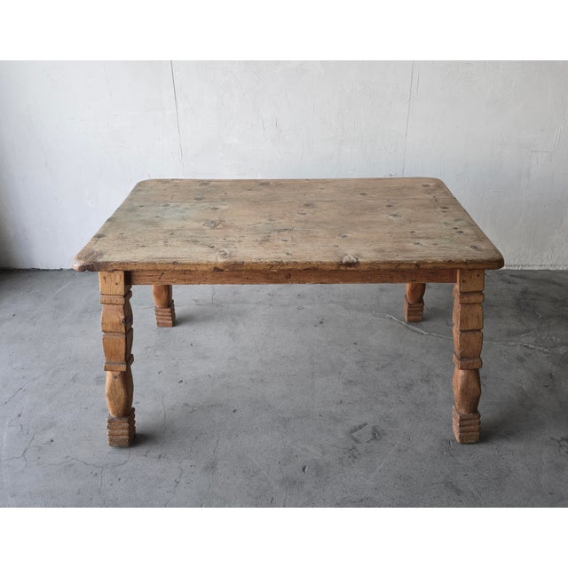 Farmhouse Antique European Farmhouse Dining Table For Sale - Image 3 of 9