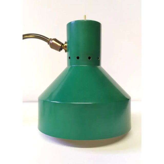 Metal Italian Scissor Brass Wall Light, 1940s For Sale - Image 7 of 8