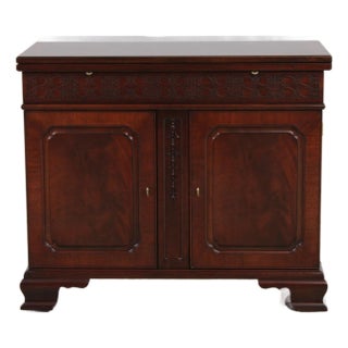 Henkel Harris Model 2442 Chippendale Mahogany Server For Sale