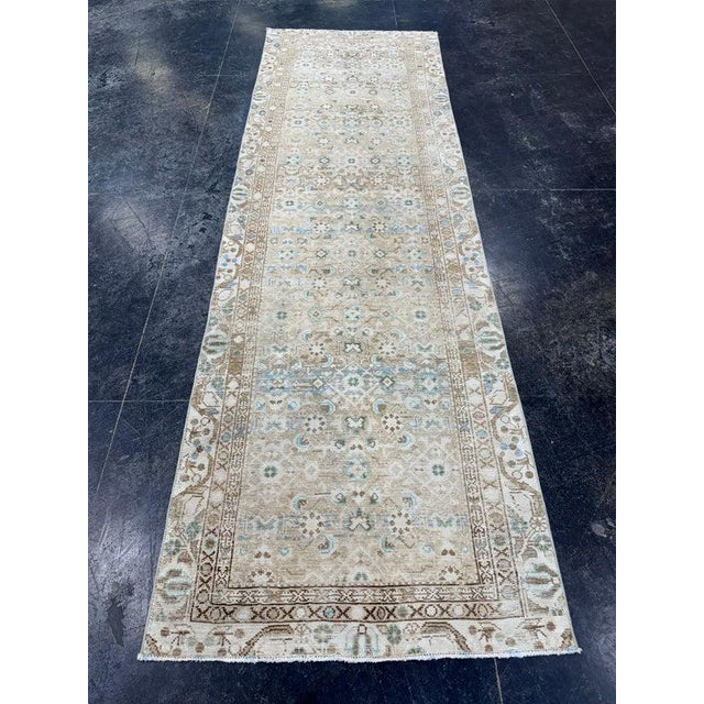 Textile Turkish Vintage Rug 3' x 9'7" For Sale - Image 7 of 7