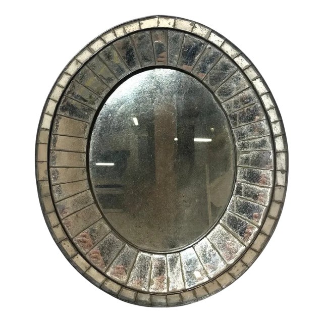 Venetian Style Round Mirror For Sale