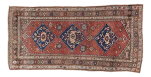 Late 19th Century Antique Bidjar Western Persian Rug