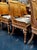 Wood Set of Six French Empire Carved and Bleached Mahogany Dining Chairs For Sale - Image 7 of 8
