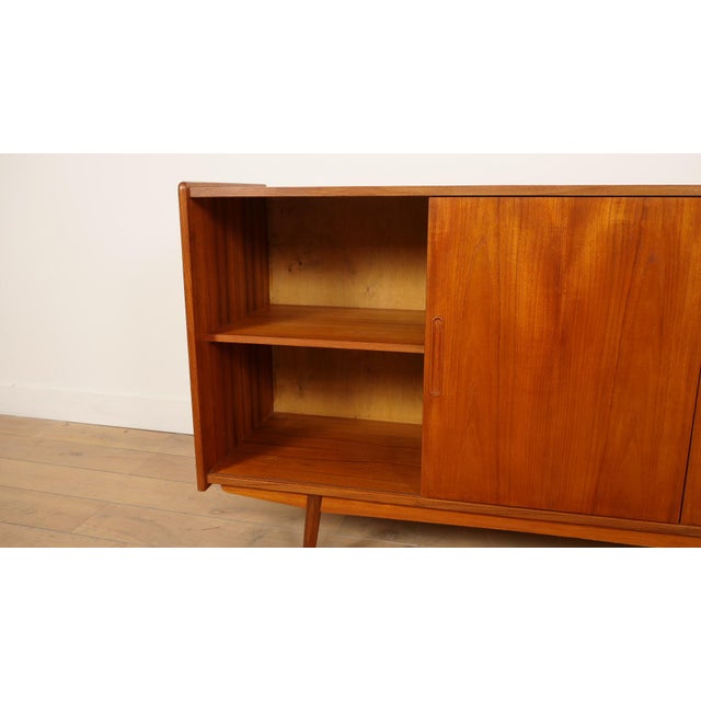 Brown Vintage Teak Sideboard, 1960s For Sale - Image 8 of 14