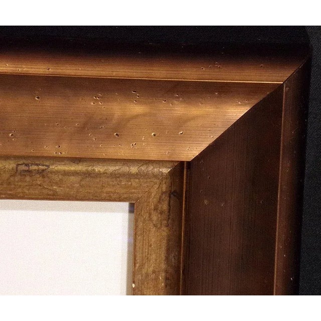 1980s Expressionist Nanci Blair Closson "Earth Series I" Original Watercolor Painting With New Custom Frame For Sale - Image 5 of 6