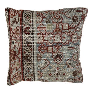 Vintage Turkish Rug Pillow For Sale