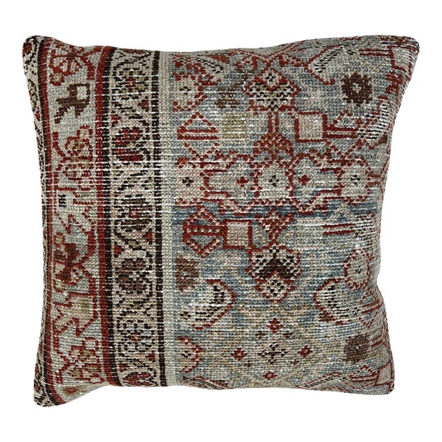 Vintage Turkish Rug Pillow For Sale