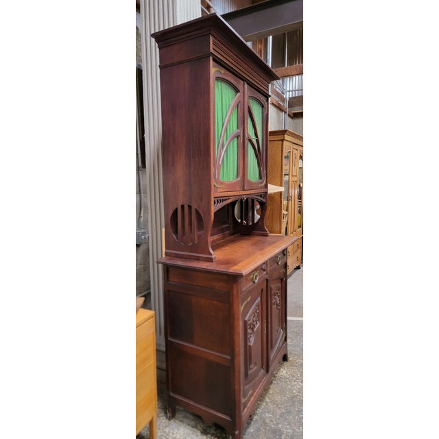 Antique Art Nouveau Cabinet or Cupboard Early 1900's For Sale - Image 11 of 18