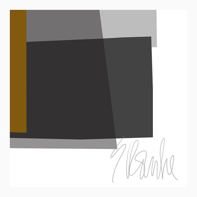 Not Yet Made - Made To Order Yellow and Gray Collage Fine Art Print 20" X 24" by Liz Roache For Sale - Image 5 of 6