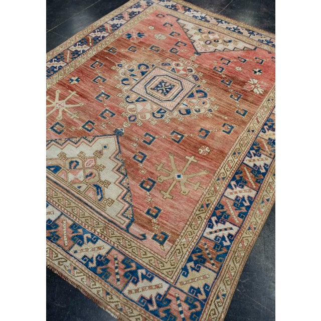 Turkish Turkish Vintage Rug 5'8" x 7'5" #17959 For Sale - Image 3 of 8