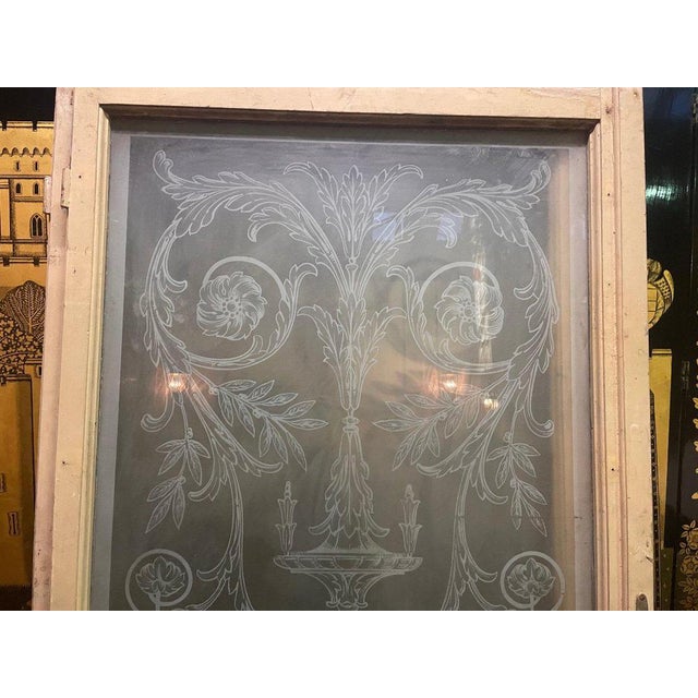 Acid Etched Windows, Set of 14 For Sale - Image 6 of 11