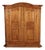 Baroque Cabinet in Walnut with Carvings, 1800s For Sale