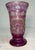 Up for sale is an antique hand engraved German cut to clear glass cup. It handcrafted with intricate engraving of a...