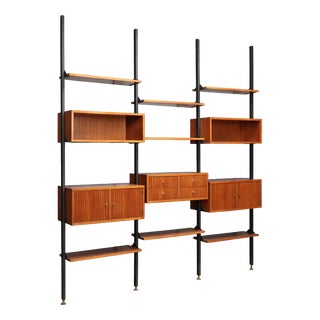 Vintage Bookcase in Mahogany, 1960s For Sale