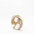 R & Y Augousti Modern Vase in Shagreen With Mother of Pearl and Brass Details by R&y Augousti For Sale - Image 4 of 11