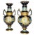 Pair Floral Painted and Gilded Porcelain Vases by Fischer and Meig Circa 1880s For Sale - Image 13 of 13