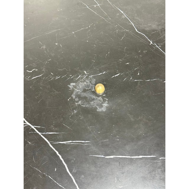 Black Bobo Intriguing Objects Regency Style Marble Side Table For Sale - Image 8 of 12