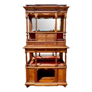 Napoleon III Mahogany and Bronze Buffet For Sale