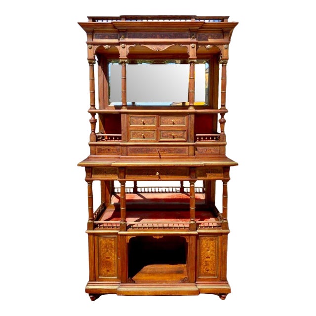 Napoleon III Mahogany and Bronze Buffet For Sale